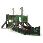 Kompleksinė lauko žaidimų aikštelė smėliadėžė Laivas WD1415 - Image 5