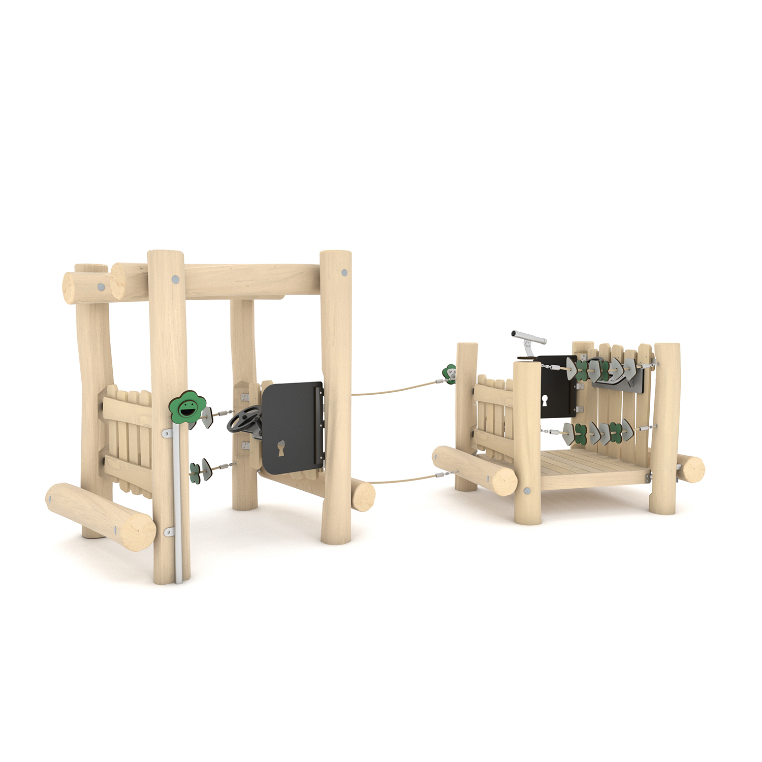 da13-rb12451s Natūralios medienos ROBINIA manipuliacinės žaidimų erdvės RB1245 - Image 1