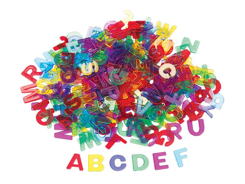 hs0045 Skaidrios figūrėlės Raidės HS0045 - Image 1