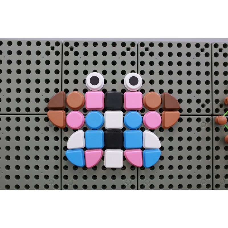 me14825 Geometrinių figūrų elementų rinkinys 64 vnt. ME14825 - Image 1