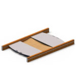 Smėlio dėžė uždaroma PS-010