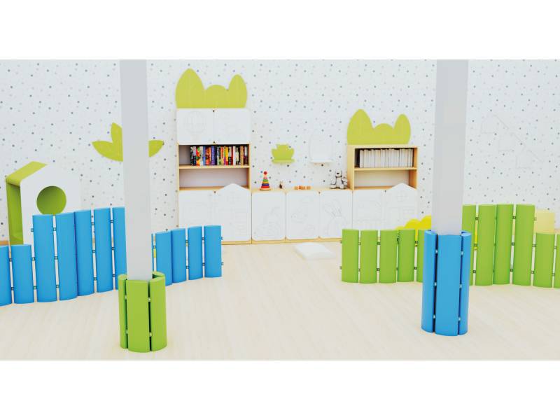 sienele Mobili atitvėrimo sienelė ar apsauginė sienelė Aukštis 90cm - Image 1