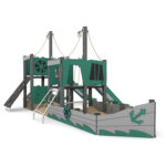 Kompleksinė lauko žaidimų aikštelė smėliadėžė Laivas WD1415 - Image 2