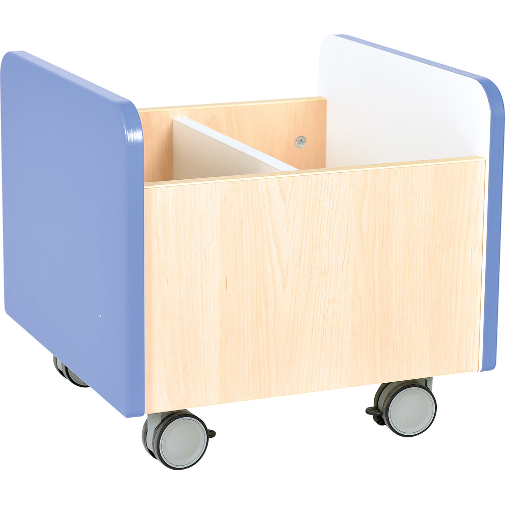 092122_b_15 Mobili bibliotekėlė – daiktadėžė Quadro su ratukais įvarių spalvų - Image 1