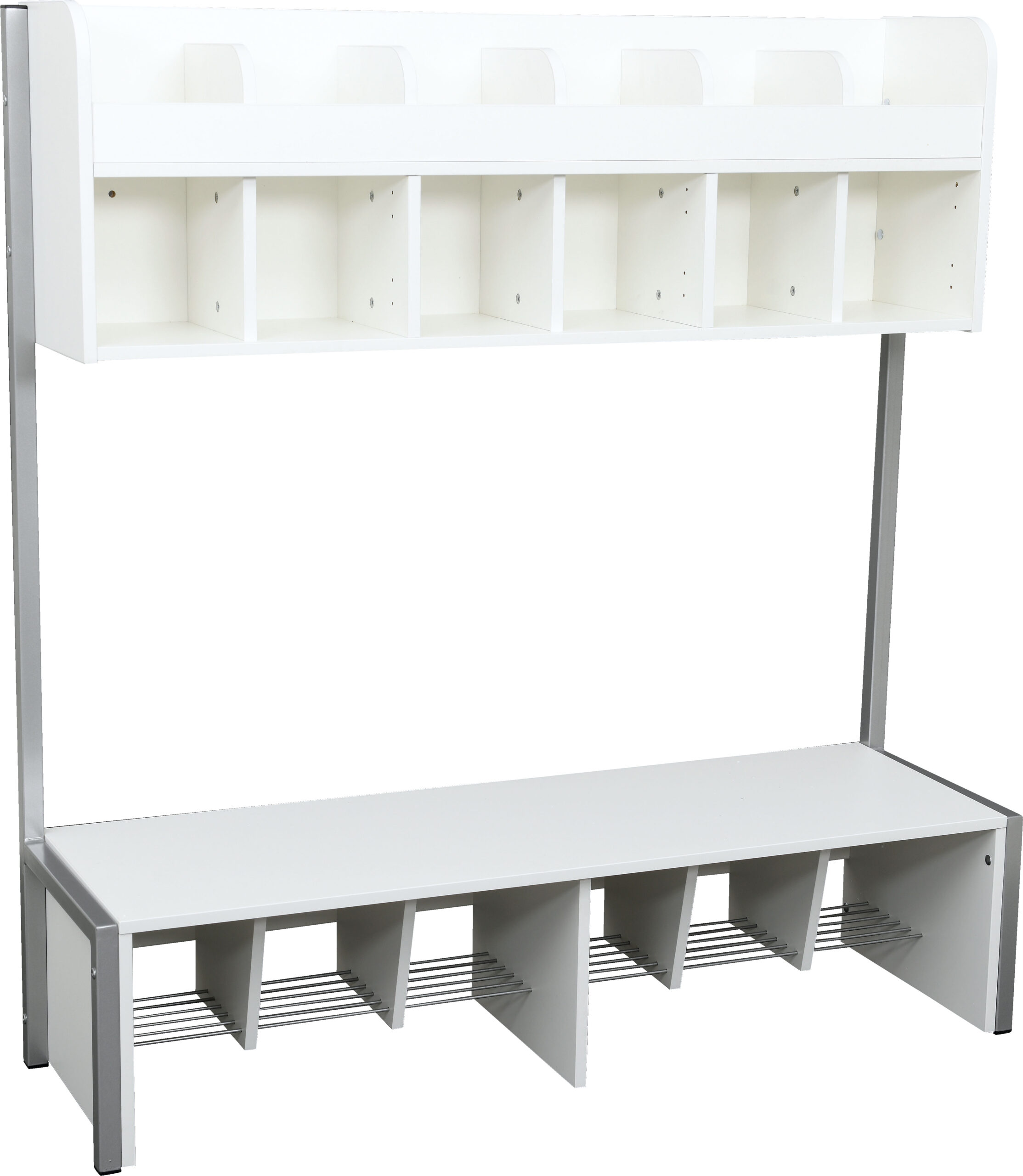 092496W_a_19 Atvira 6 vietų drabužinė "Quadro" skirtingų aukščių - Image 1