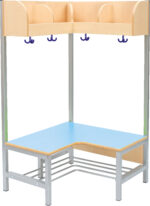 Atvira 4 vietų drabužinė kampu "Flexi" - Image 3