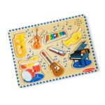Dėlionė su rankenėlėmis Muzikos instrumentai 732M