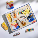 Dėlionė su rankenėlėmis Muzikos instrumentai 732M - Image 2