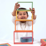 Mediniai vaivorykštės spalvų stačiakampiai 73414 - Image 2