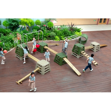 CW00011 Daugiafunkcinė vaikų žaidimo aikštelė CW0001 - Image 1