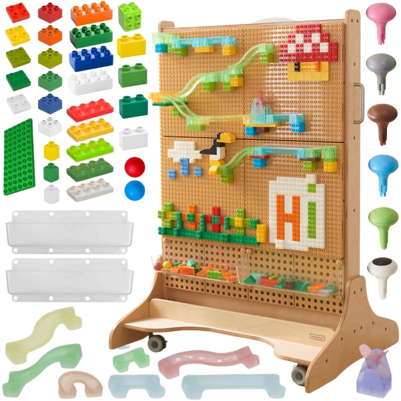 MK0009 Mobili dvipusė STEAM sienelė su priedais MK0009 - Image 1