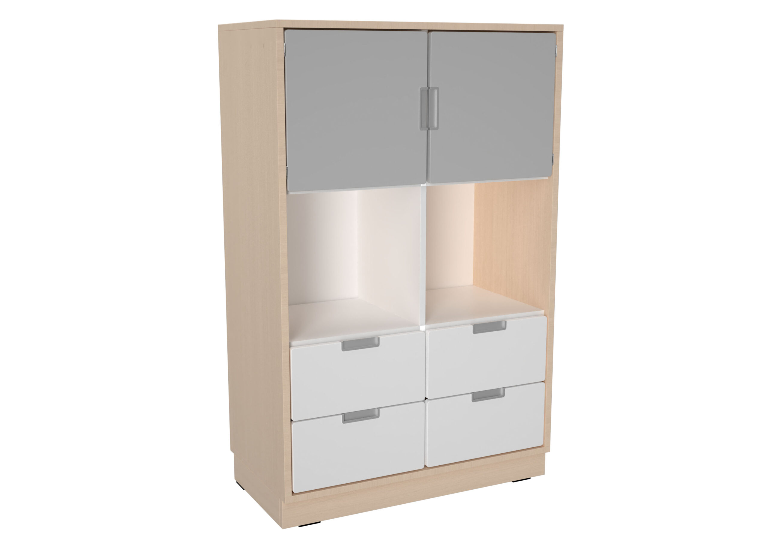 SET6418_a_24 Spintelė su stalčiais QUADRO - Image 1