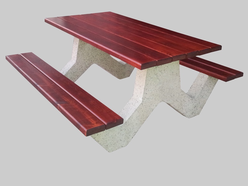 SL013 Betoninis poilsio stalas su suoliukais SL013 - Image 1