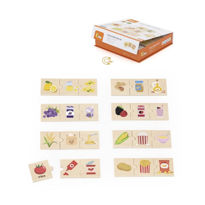 V44780 Mokomoji dėlionė Gamta ir maistas V44780 - Image 1