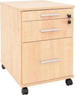 Spintelė su įmontuota pieštukine ir stalčiais