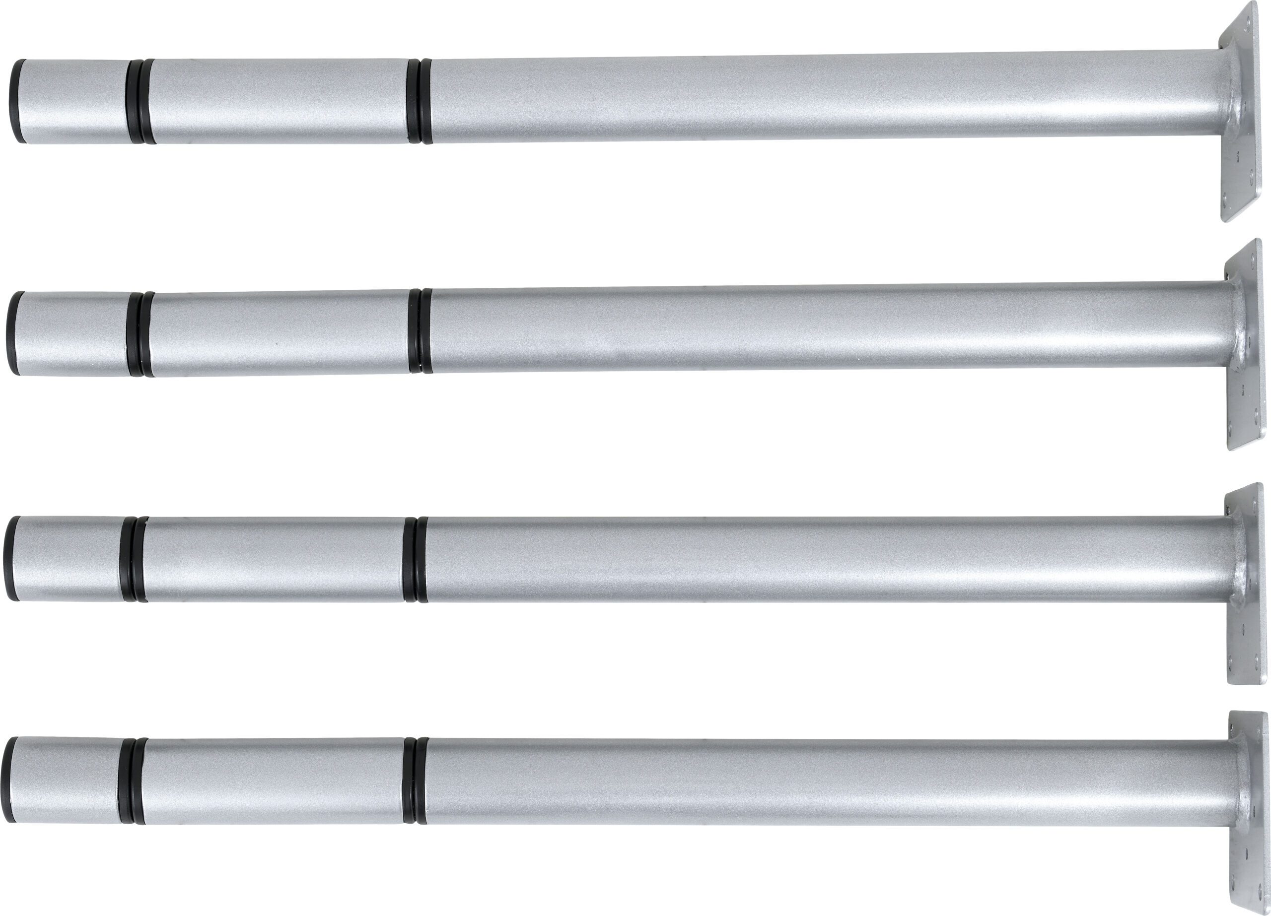 133358_a_20 Reguliuojamos metalinės kojelės Quadro / įvairių spalvų - Image 1