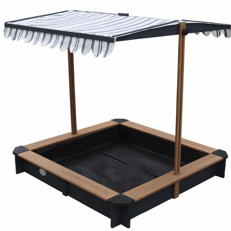 axi-drewniana-piaskownica-z-daszkiem-zamykana-z-lawkami Smėlio dėžė A031.013.05 - Image 1