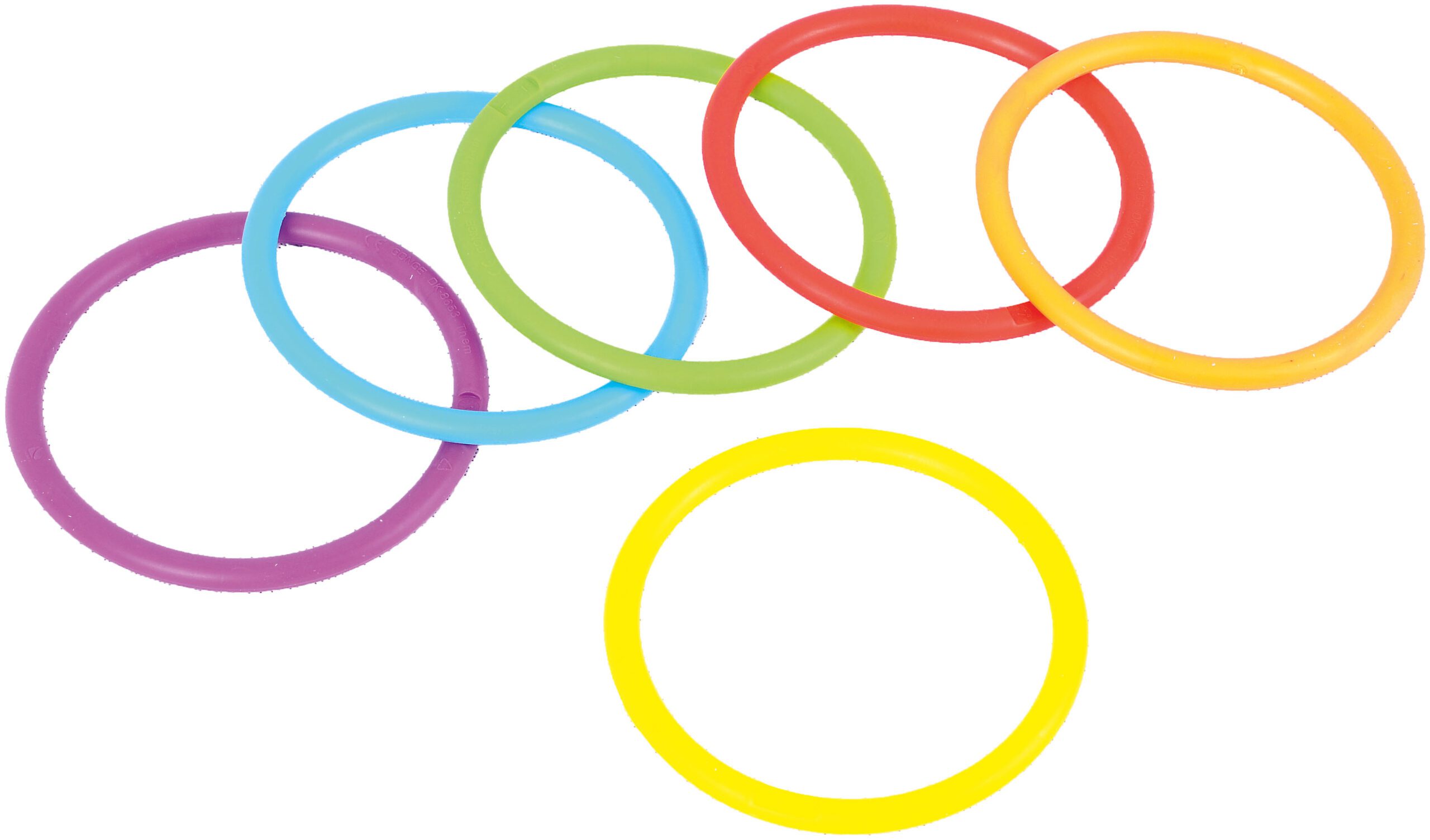 601029_a_13 Estafečių žiedai 6 vnt. 601029 - Image 1