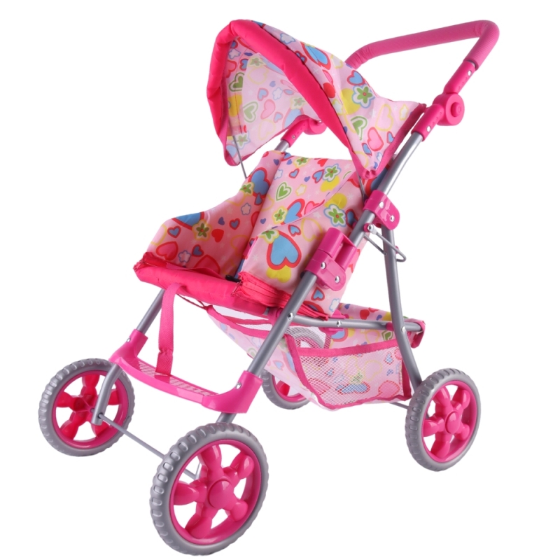 woopie-royal-spacerowka-wozek-dla-lalek-serca-kolorowe Lėlės vežimas 53019 - Image 1