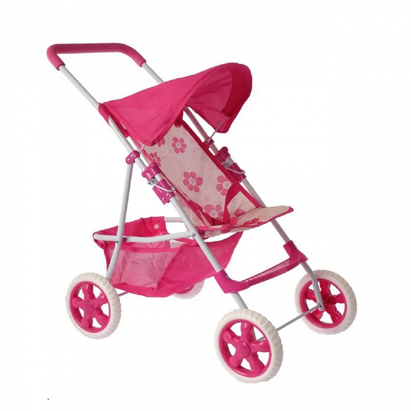 woopie-royal-wozek-dla-lalek-spacerowka-w-kwiaty Sulankstomas lėlės vežimas 52968 - Image 1