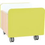 Mobili bibliotekėlė – daiktadėžė Quadro su ratukais įvarių spalvų - Image 9