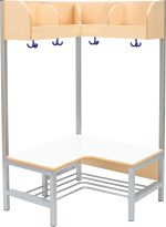 Atvira 4 vietų drabužinė kampu "Flexi" - Image 6