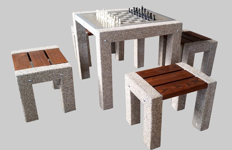 betoninis-zaidimu-stalas-su-keturiom-kedutemis-main Betoninis žaidimų stalas su keturiom kėdutėmis - Image 1