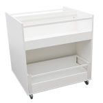 Didelė knygų lentyna ant ratukų su ištraukiamu stalčiumi 094051W - Image 2