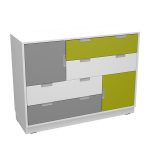 Komoda su stalčiais QUADRO - Image 4