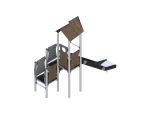 Kompleksinė lauko žaidimų aikštelė ZZCW/0010 - Image 2