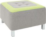 Kvadratinis  pufas PREMIUM žalias 046070