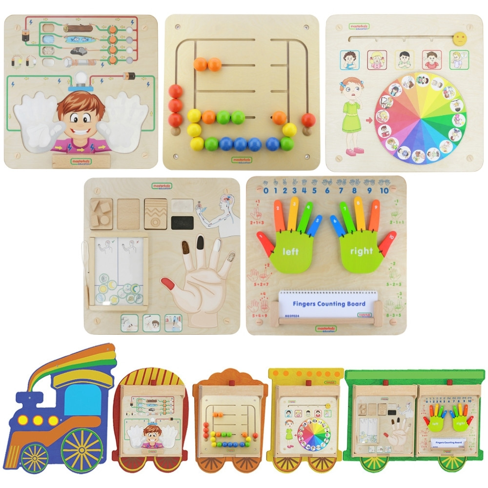 masterkidz-lentu-rinkinys-5-in-1-traukinys-mk0011-main MASTERKIDZ Lentų rinkinys 5 in 1 Traukinys MK0011 - Image 1