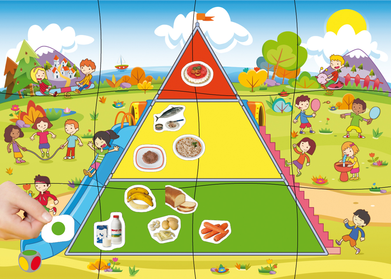 maxi-delione-maisto-piramide-451083-main Maxi dėlionė Maisto piramidė 451083 - Image 1