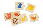Medinė dėlionė Ką Valgo Gyvūnai 51607 - Image 3