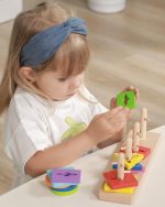 Medinė Montessori Formų rūšiuoklė 50968 - Image 7