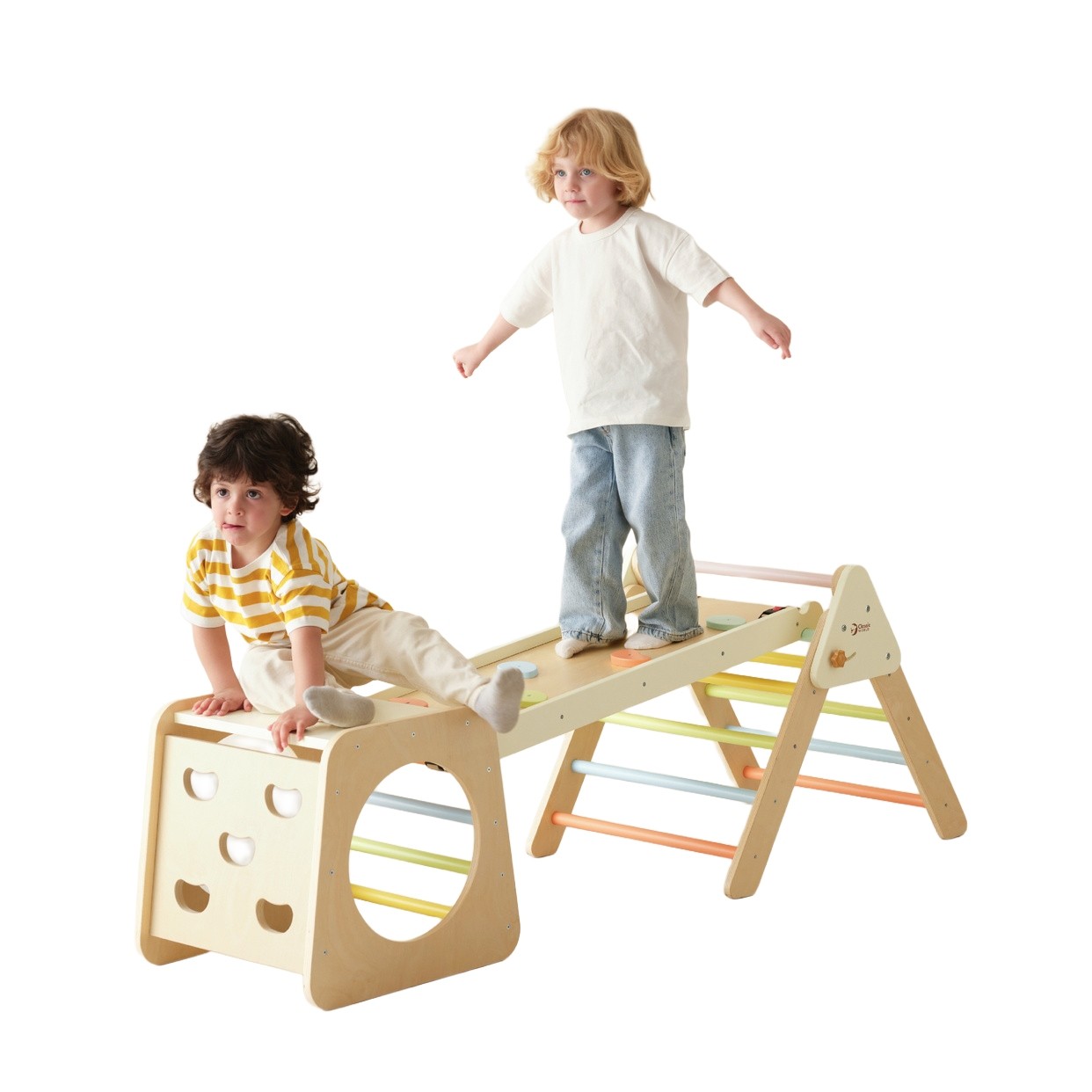medine-montessori-vidaus-zaidimo-aikstele-cw60015-main Medinė Montessori vidaus žaidimo aikštelė CW60015 - Image 1