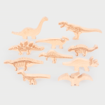 Medinės dinozaurų kaladėlės 74061