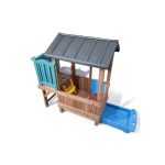 Medinis žaidimų namelis su čiuožykla 4906KR - Image 2