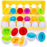 Montessori kiaušinių dėlionė - Sujunk formas ir spalvas 48426 - Image 8