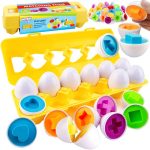 Montessori kiaušinių dėlionė - Sujunk formas ir spalvas 48426
