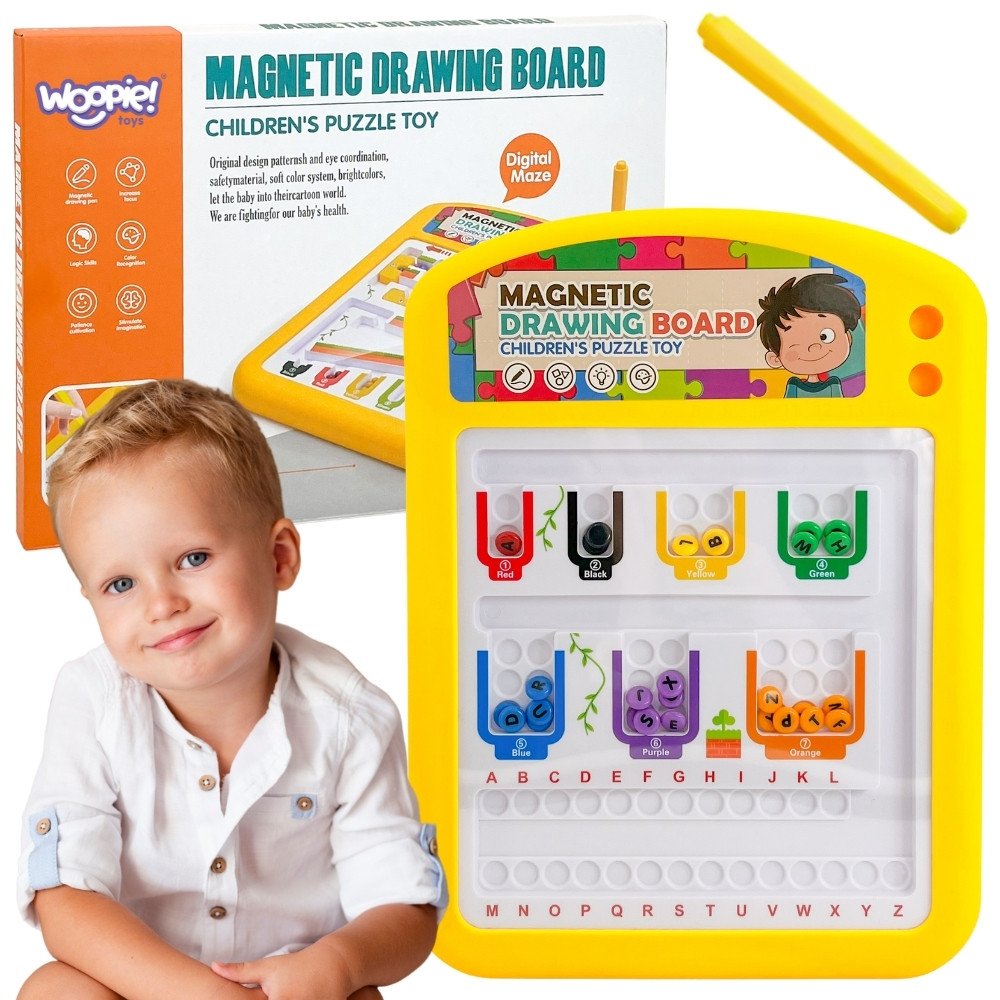 montessori-magnetine-piesimo-lenta-55785-main Montessori magnetinė piešimo lenta 55785 - Image 1