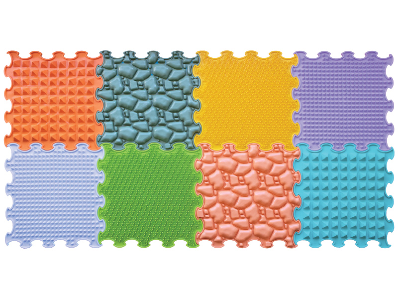sensorinis-takas-delione-8-vnt-po-30x30-cm-ot3003-main Sensorinis takas dėlionė 8 vnt. po 30x30 cm OT3003 - Image 1